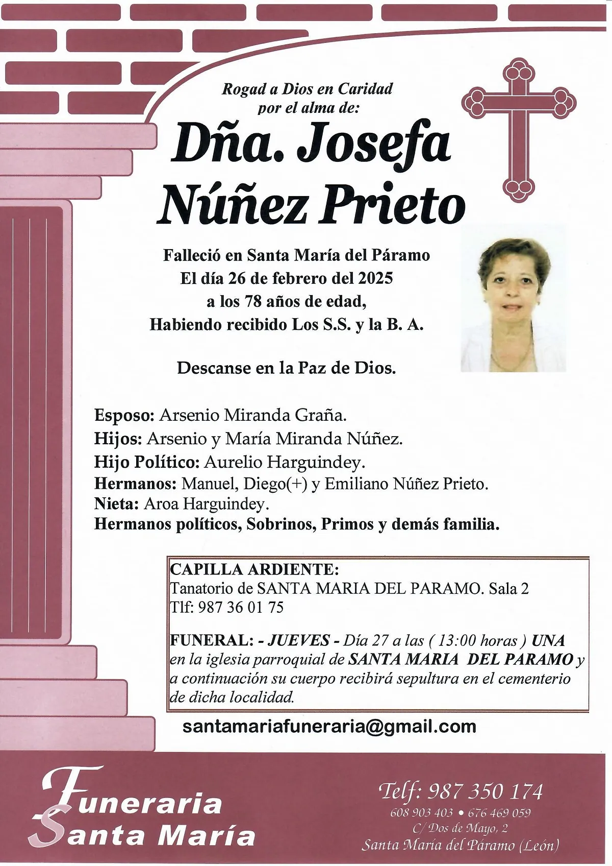  Josefa Núñez Prieto